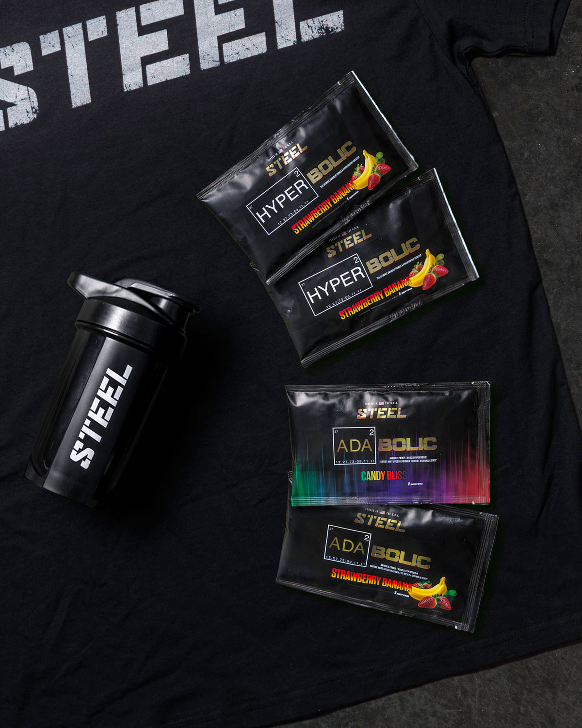 Steel Supplements Promo Bundle hyperbolic and adabolic bundle