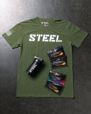 Steel Supplements Promo Bundle Green / L hyperbolic and adabolic bundle