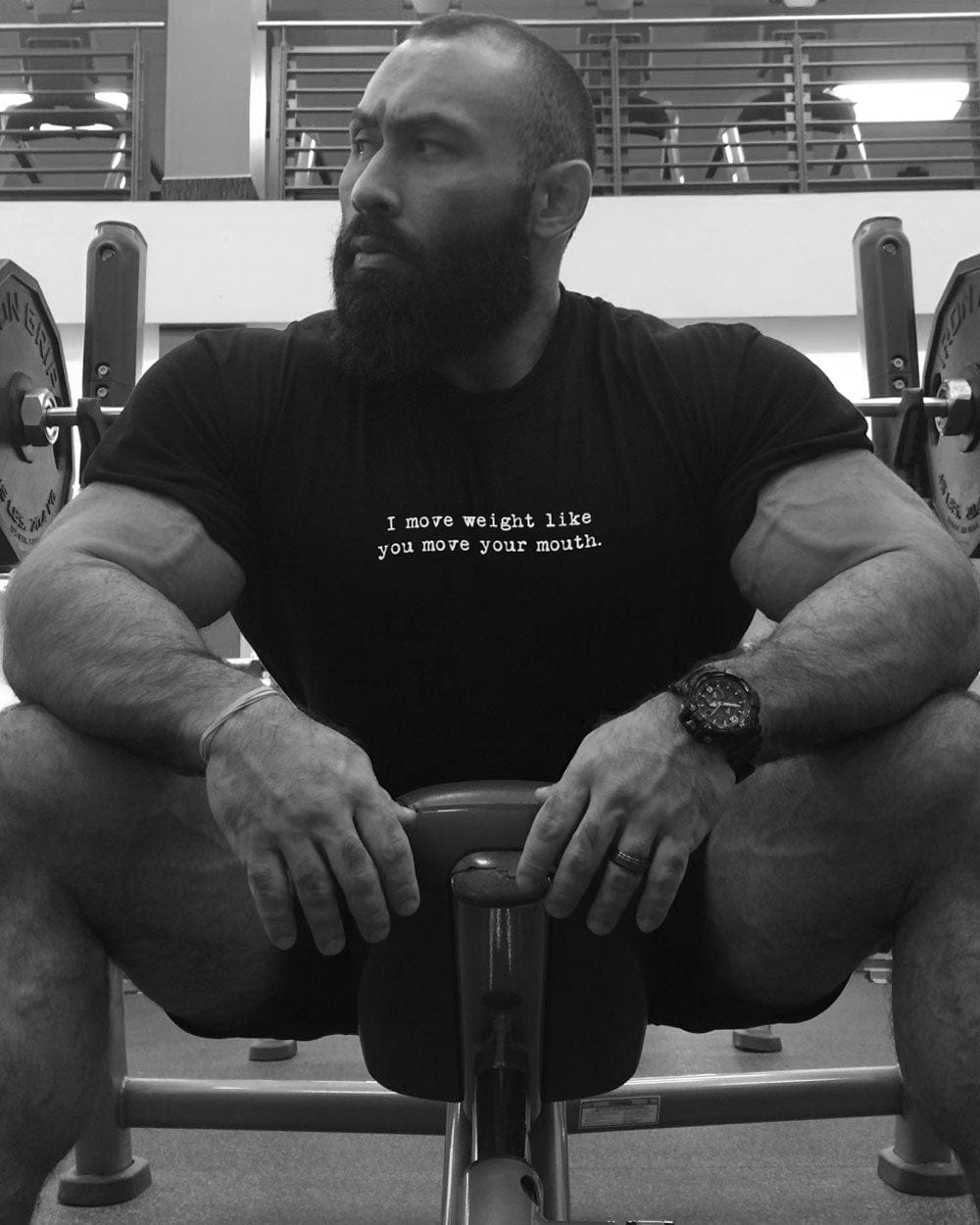 Steel Supplements Apparel I move weight like you move your mouth. TEE (TM)