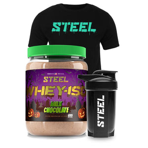 Steel Supplements Supplement Whey-Iso / Crimson Rebel / S Limited Edition Halloween Protein Bundle