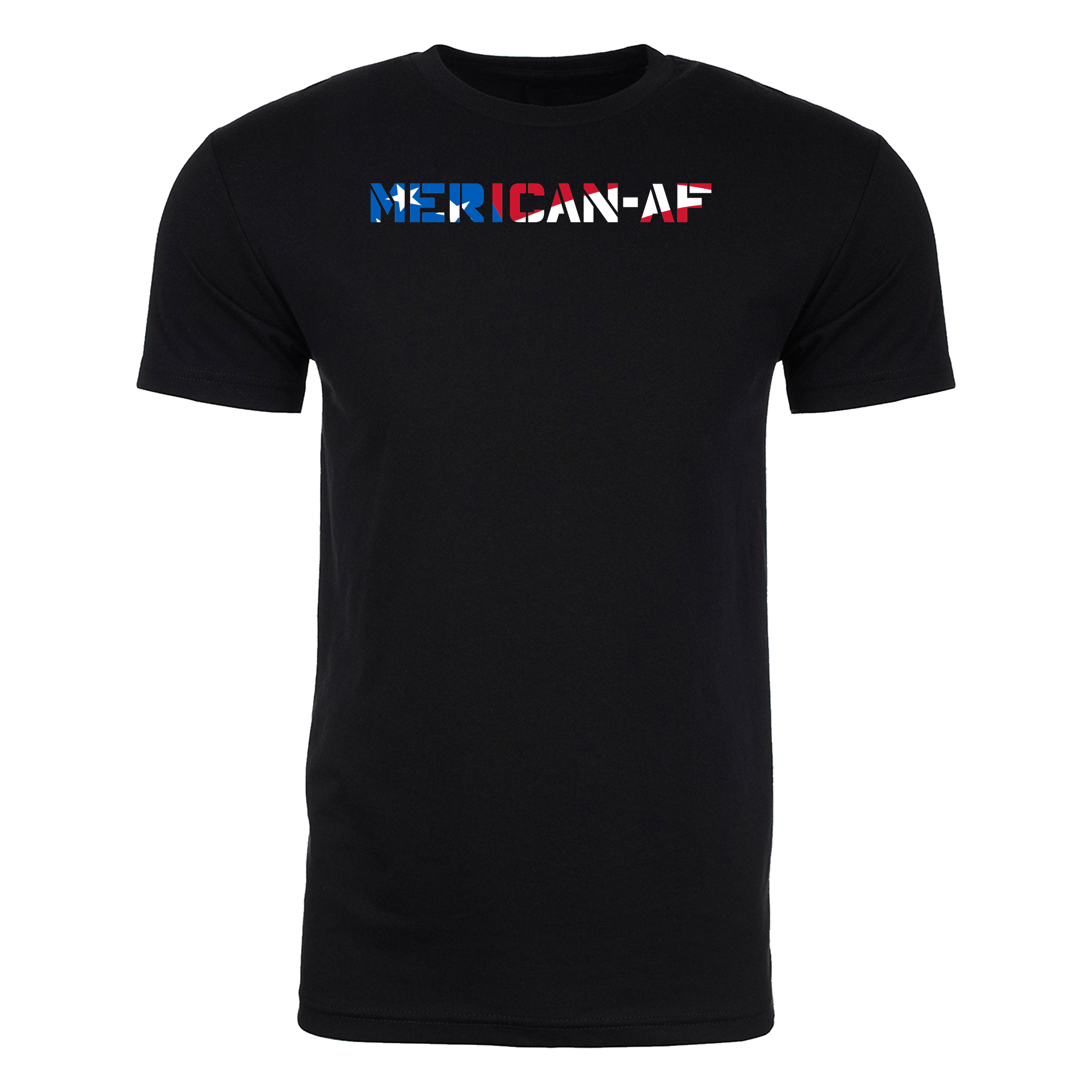 MALBON ♥ [MAN] M American Flag Round T-Shirt /追跡付 MENS_BLK.jpg