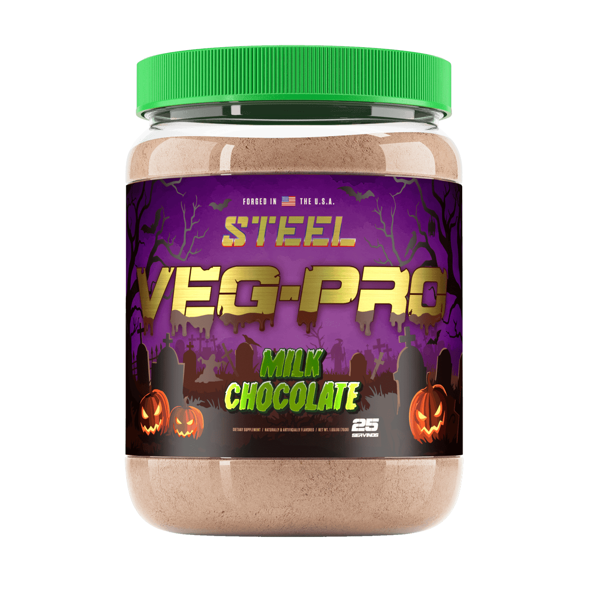 Steel Supplements Veg-Pro Milk Chocolate- Halloween Edition