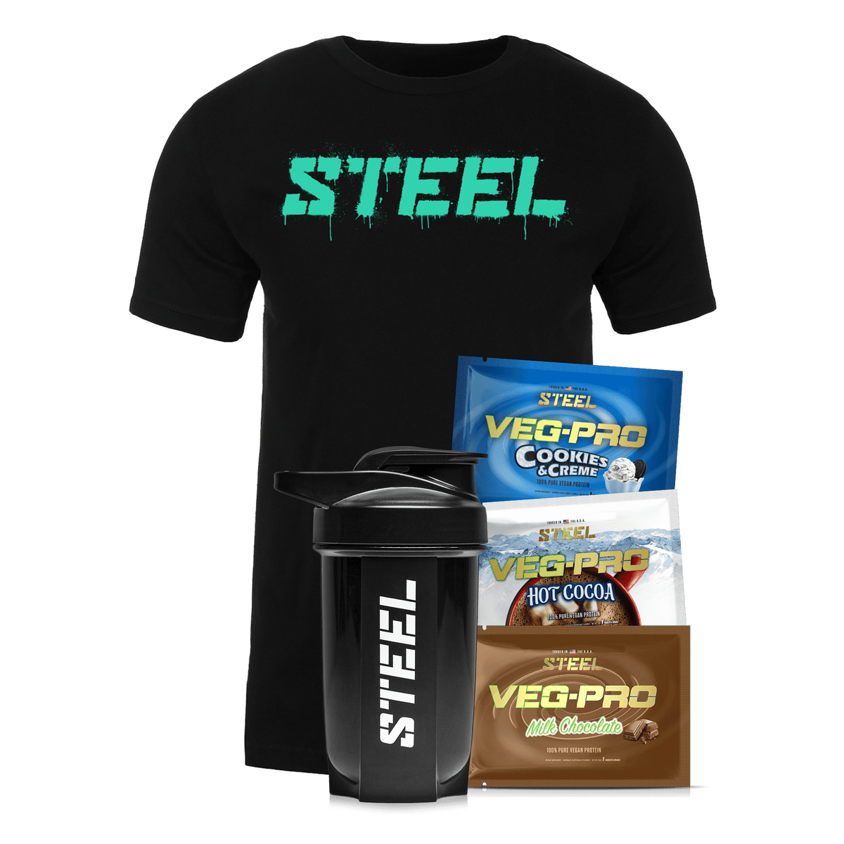 Steel Supplements Promo Bundle Large / Crimson Rebel / 3...