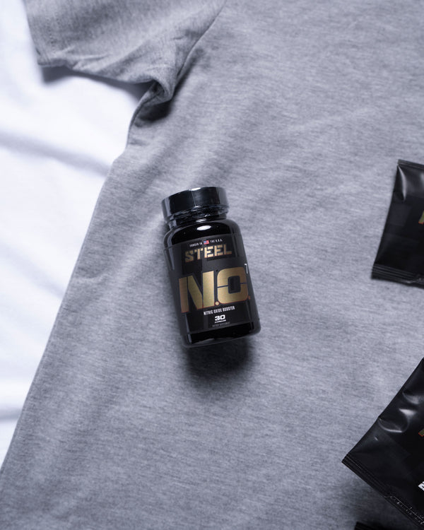 Steel Supplements Promo Bundle NO7 + Hard AF Tin + Shirt