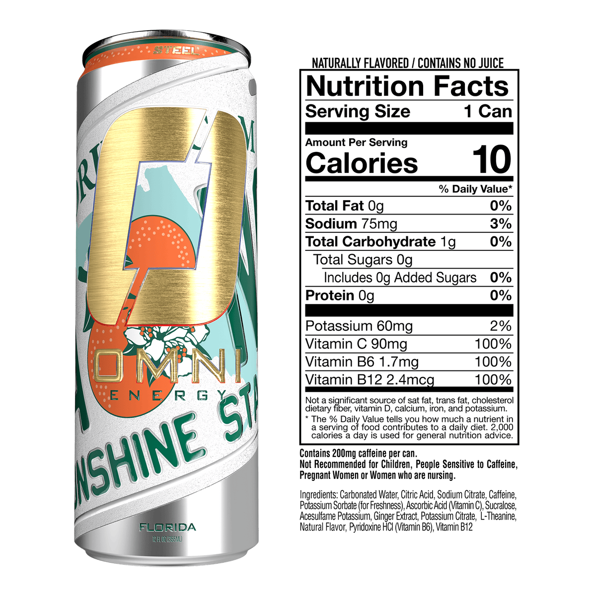 Steel Supplements Supplement Omni Energy - Case of 12 Cans