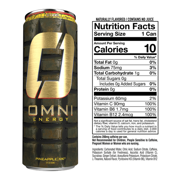 Steel Supplements Supplement Omni Energy - Case of 12 Cans