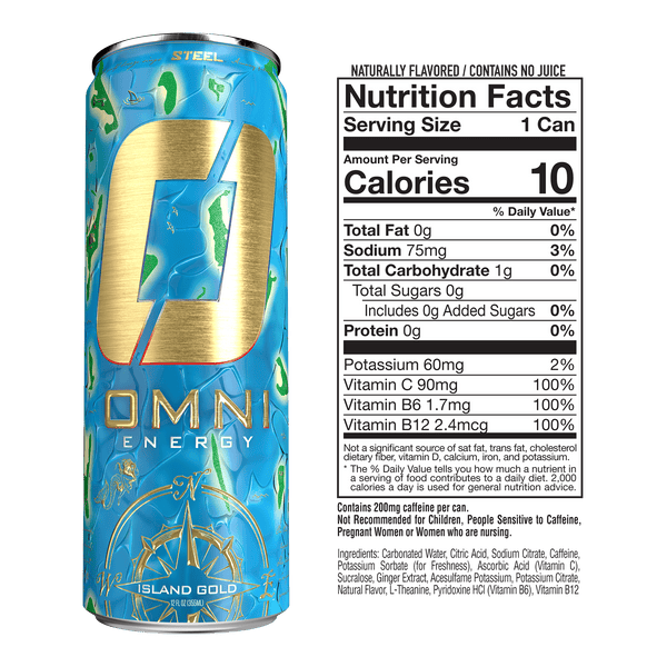 Steel Supplements Supplement Omni Energy - Case of 12 Cans
