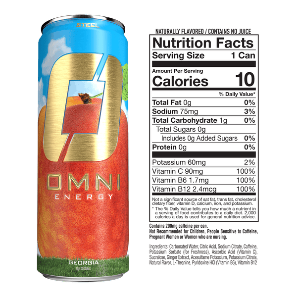 Steel Supplements Supplement Omni Energy - Case of 12 Cans
