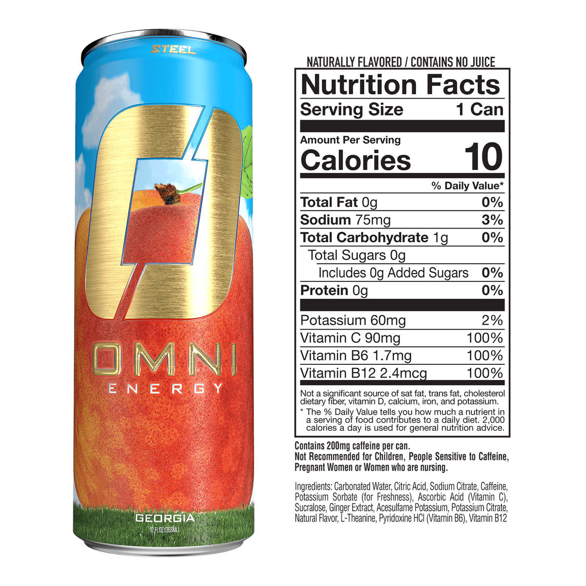 Steel Supplements Supplement Omni Energy - Case of 12 Cans