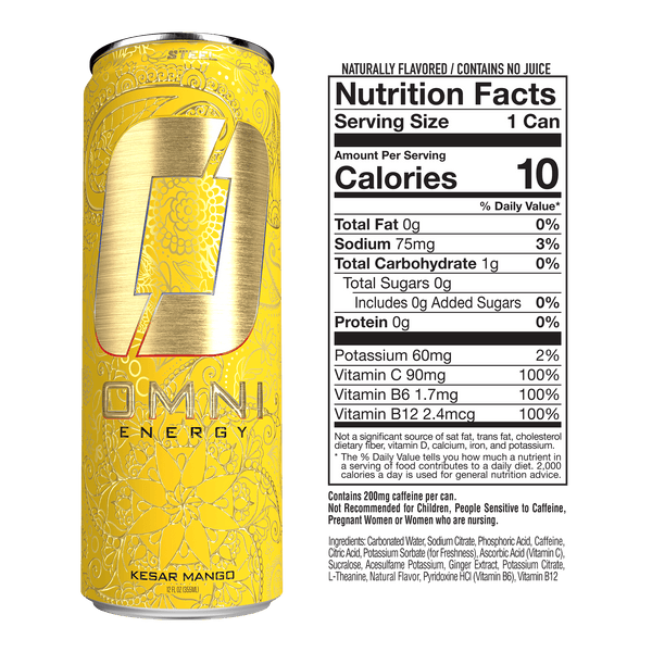 Steel Supplements Supplement Omni Energy - Case of 12 Cans