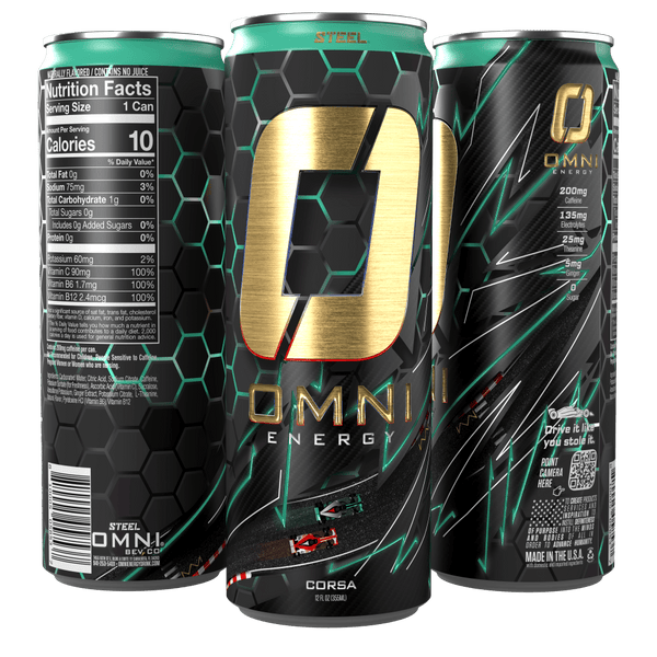 Steel Supplements Supplement Omni Energy - Case of 12 Cans