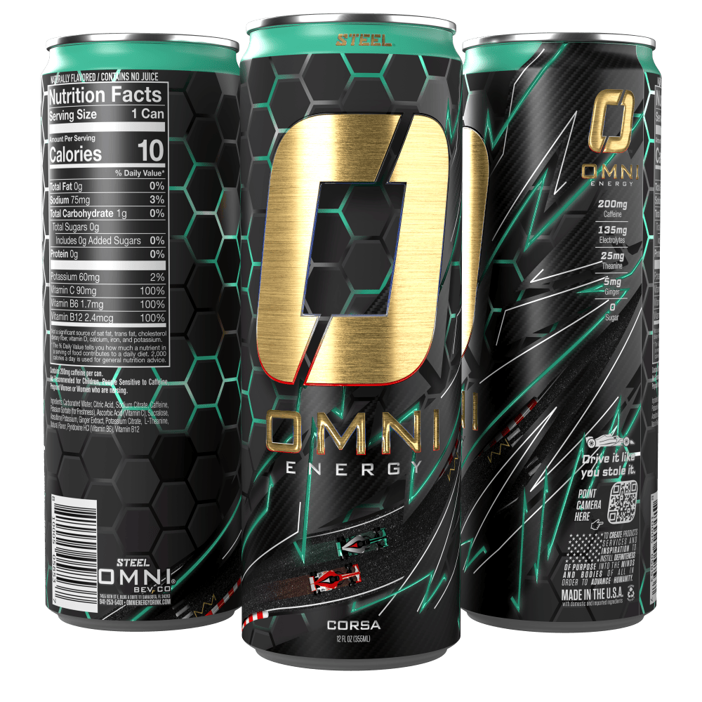 Steel Supplements Supplement Omni Energy - Case of 12 Cans