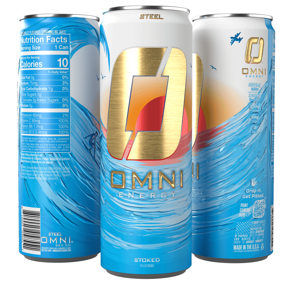 Steel Supplements Supplement Omni Energy - Case of 12 Cans