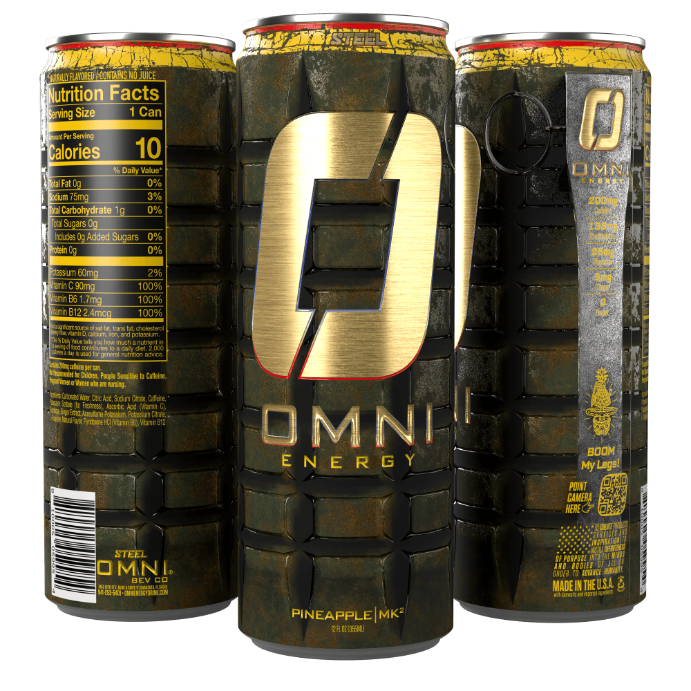 Steel Supplements Supplement Omni Energy - Case of 12 Cans