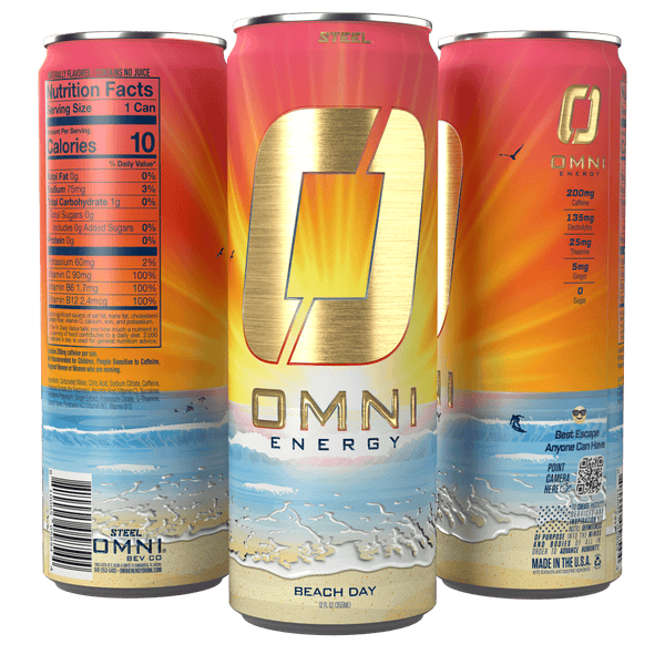 Steel Supplements Supplement Omni Energy - Case of 12 Cans