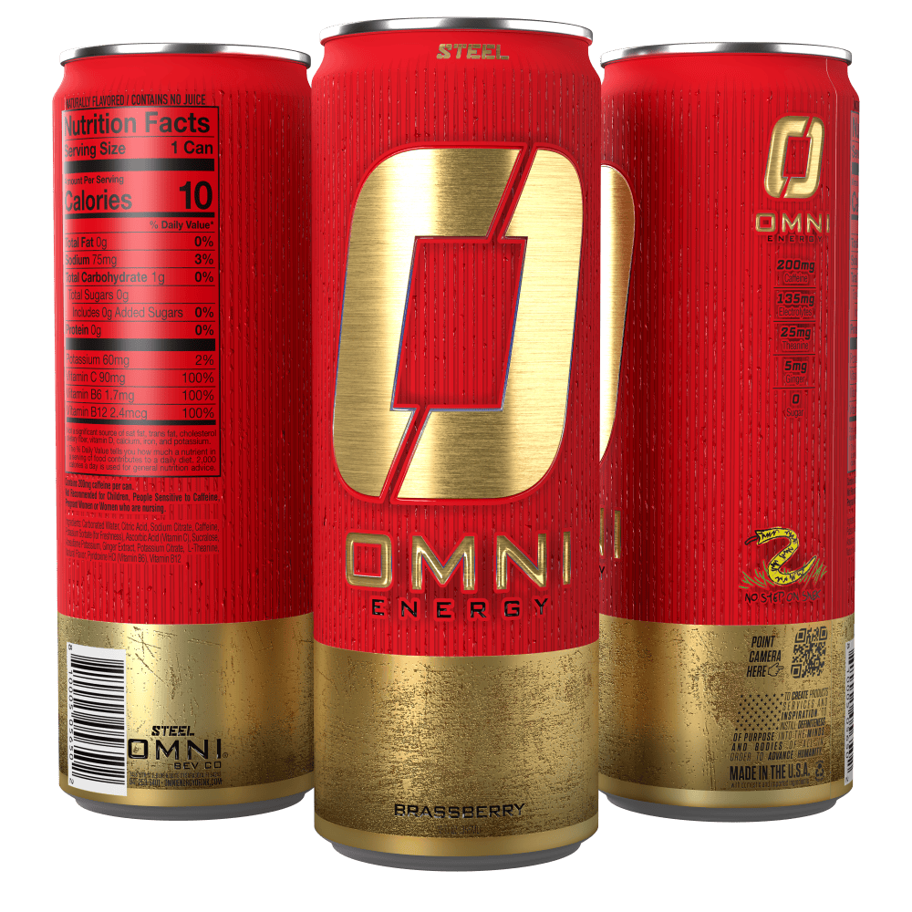Steel Supplements Supplement Omni Energy - Case of 12 Cans