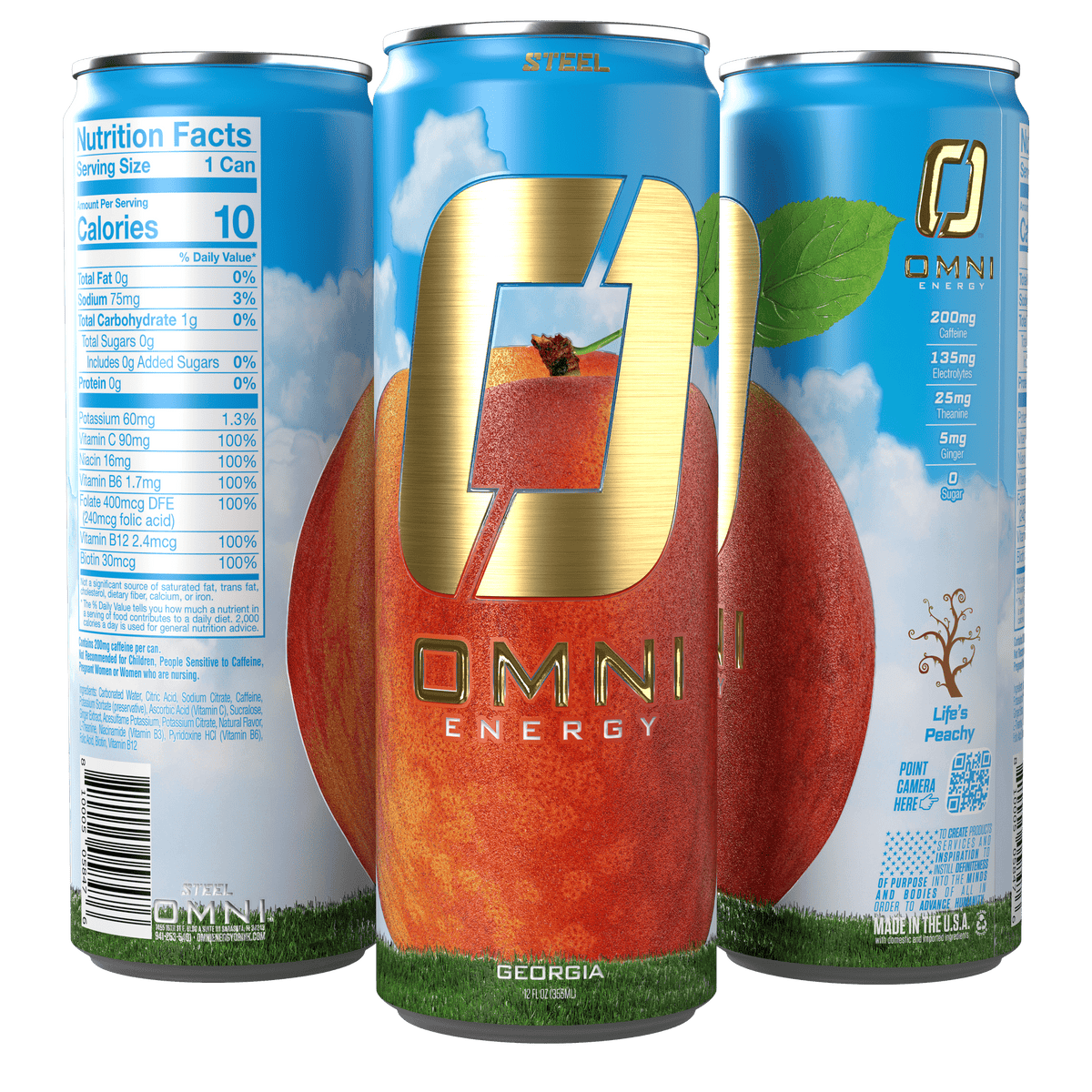 Steel Supplements Supplement Omni Energy - Case of 12 Cans