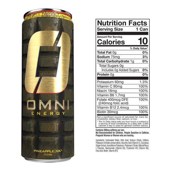 Steel Supplements Supplement Omni Energy - Case of 12 Cans