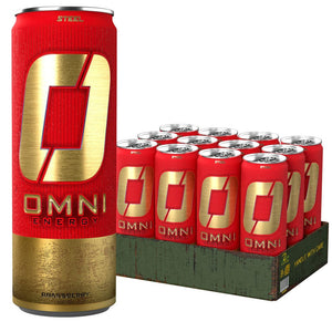 Steel Supplements Supplement Brassberry Case of 12 Cans Omni Energy - Case of 12 Cans