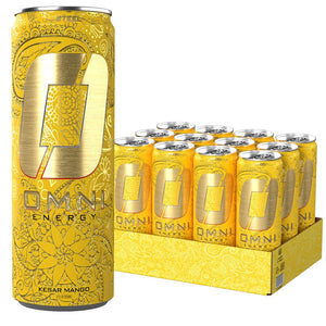 Steel Supplements Supplement Kesar Mango Case of 12 Cans Omni Energy - Case of 12 Cans