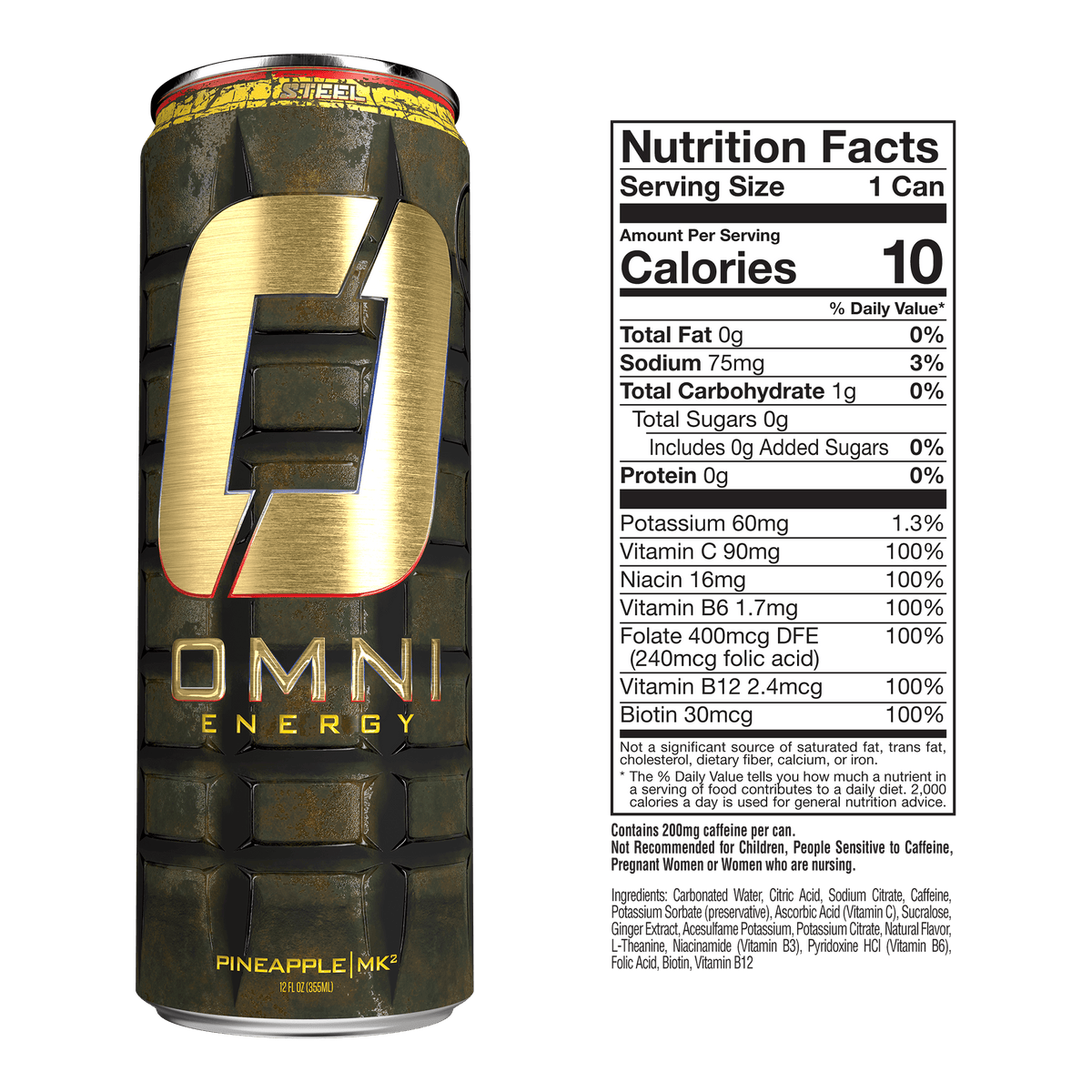 Steel Supplements Supplement Omni Energy Drink Bundle - 1 Can...