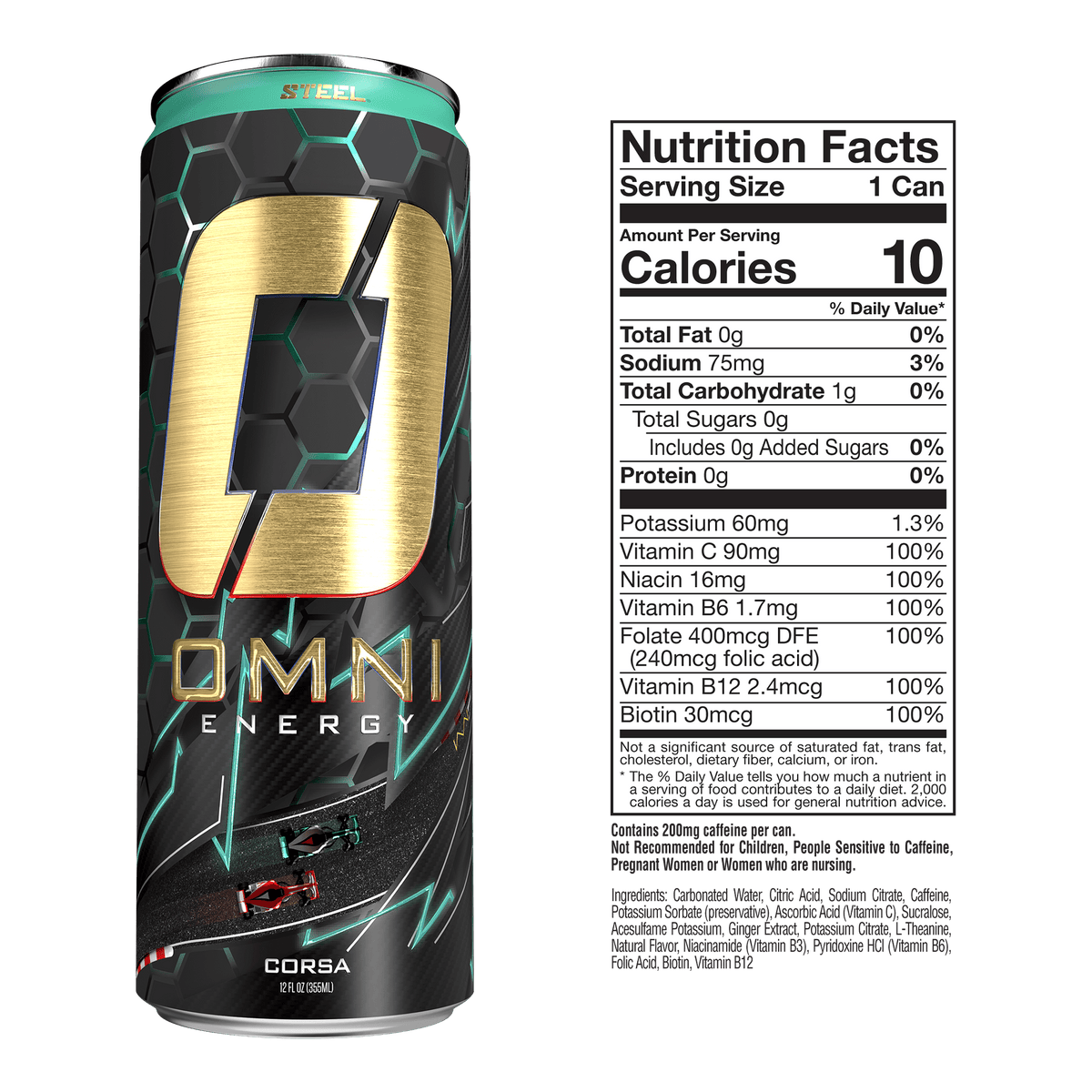 Steel Supplements Supplement Omni Energy Drink Bundle - 1 Can...