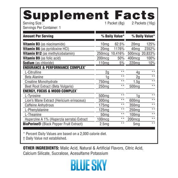 The Steel Supplements Sample PRE Sample Packets