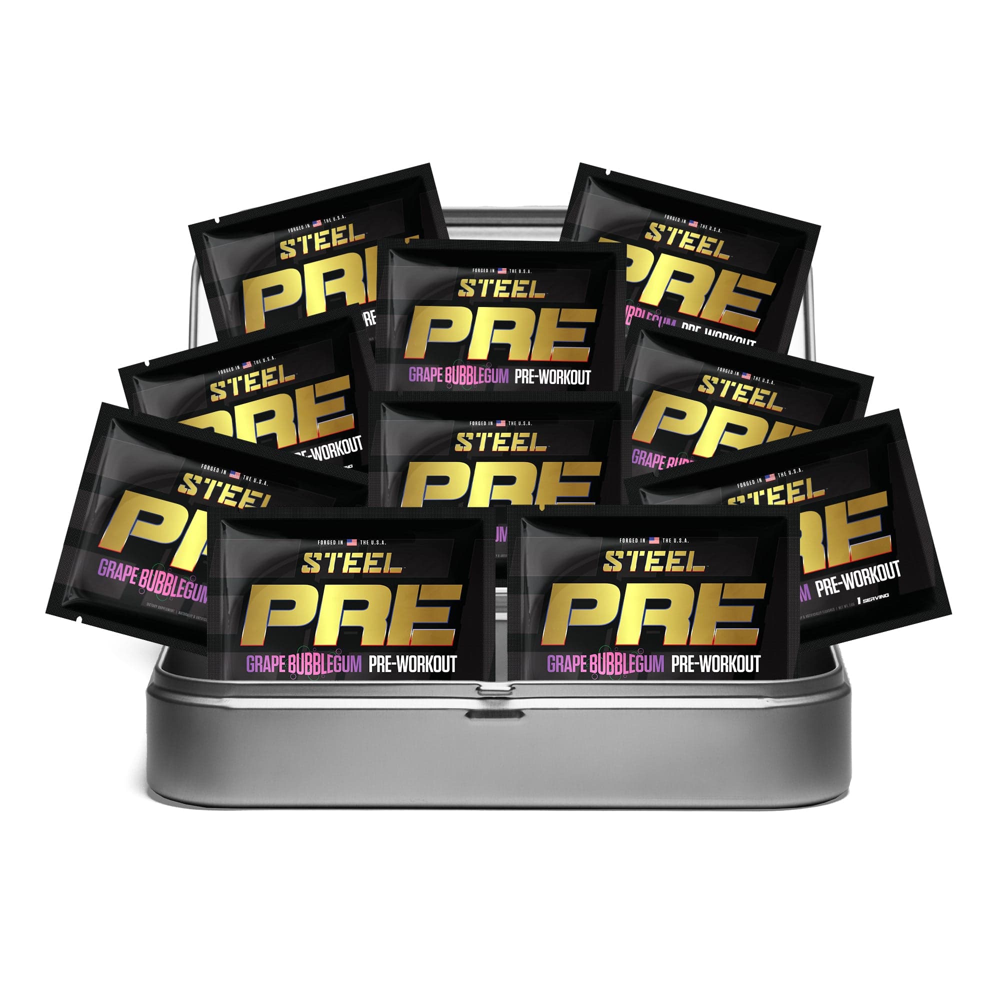 PRE Serving Packets | STEEL Supplements - Steel Supplements