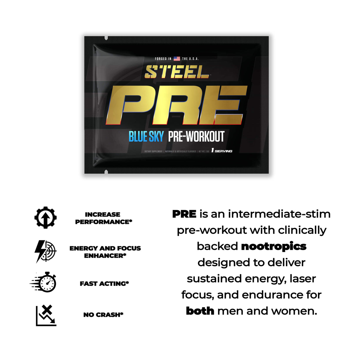 Steel Supplements Pre &amp; Shirt Bundle