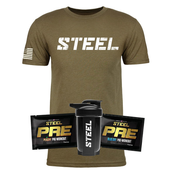Steel Supplements Pre & Shirt Bundle