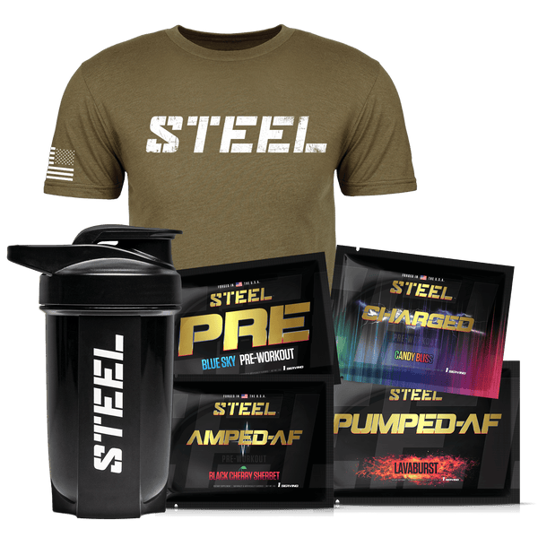 Steel Supplements Pre-Workout / ENERGY / FOCUS (30 Servings) - CHOOSE  FLAVORS