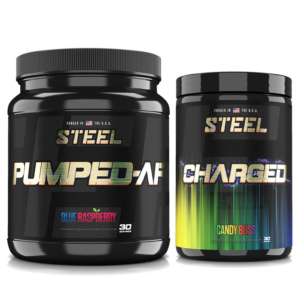Steel Supplements Stack Candy Bliss / Blue Raspberry PRE-WORKOUT STACK