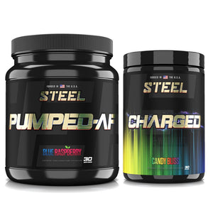 Steel Supplements Stack Candy Bliss / Blue Raspberry PRE-WORKOUT STACK