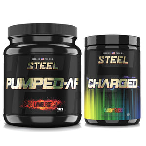 Steel Supplements Stack Candy Bliss / Lavaburst PRE-WORKOUT STACK