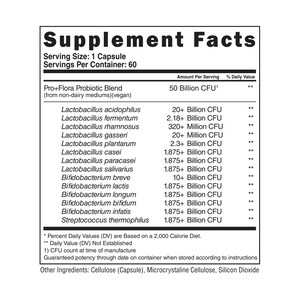 Steel Supplements Supplement PRO+FLORA PROBIOTIC