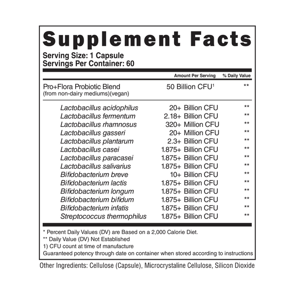 Steel Supplements Supplement PRO+FLORA PROBIOTIC