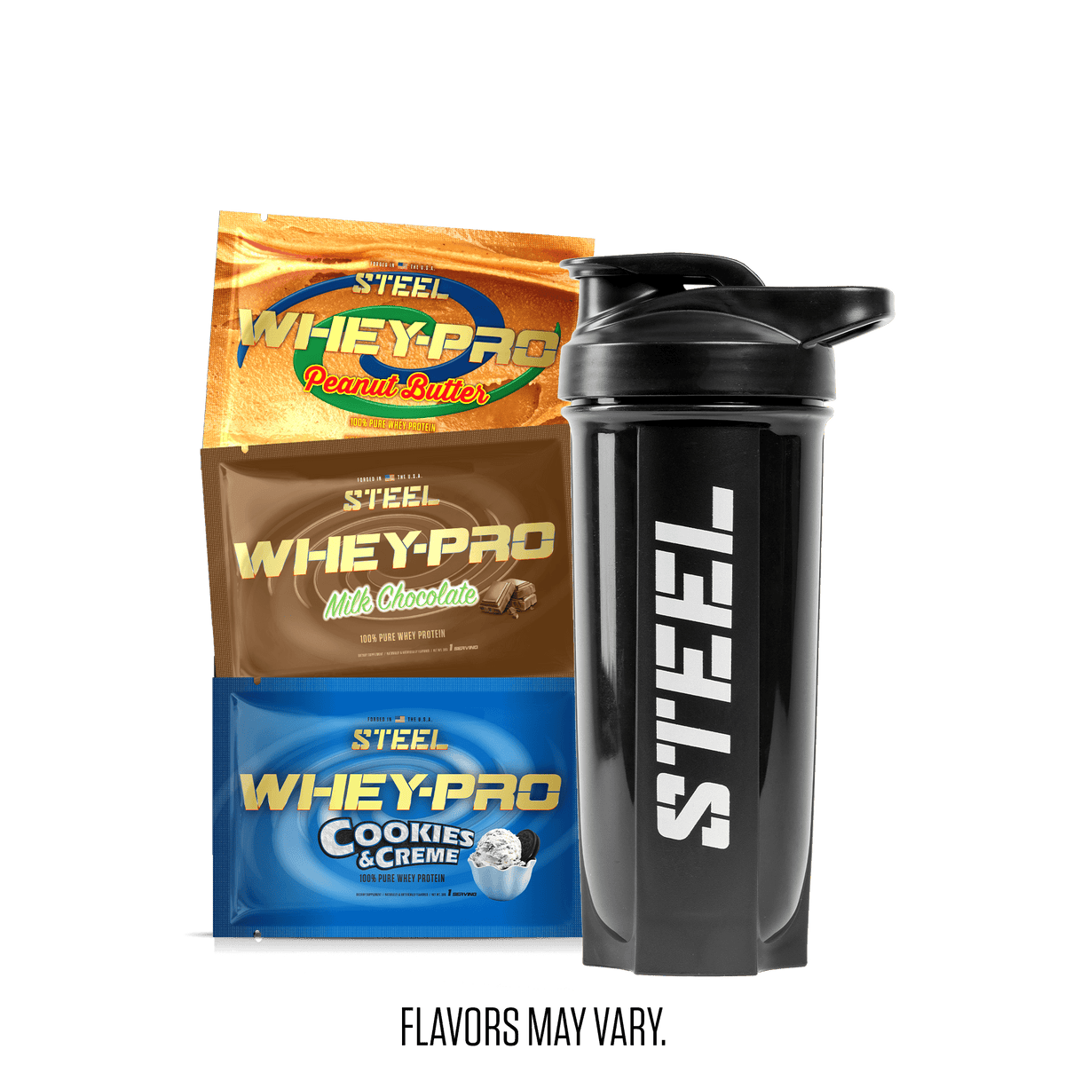 Steel Supplements Bundle Whey-Pro Protein Bundle
