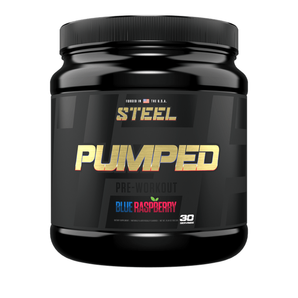 The Steel Supplements Supplement Blue Raspberry PUMPED-AF