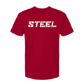 Red with White STEEL T-Shirt