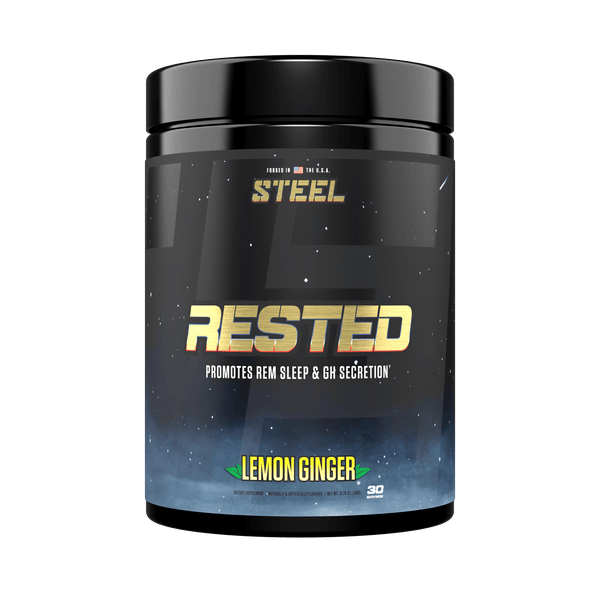 The Steel Supplements Supplement Lemon Ginger RESTED-AF