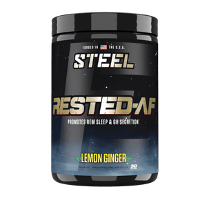 The Steel Supplements Supplement Lemon Ginger RESTED-AF