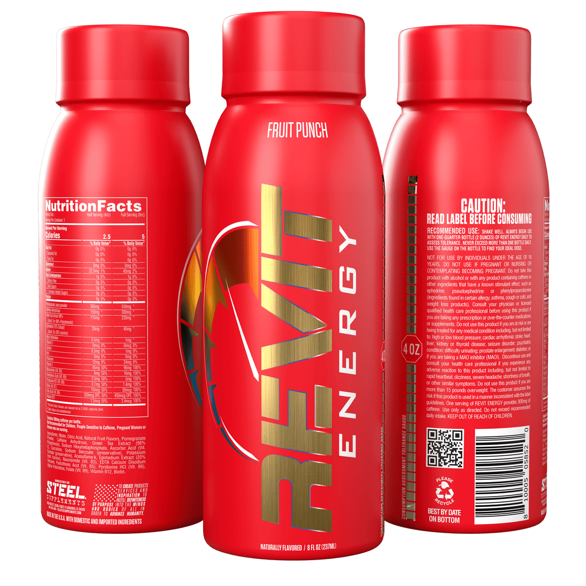 The Steel Supplements Supplement REVIT - Case of 12 Bottles