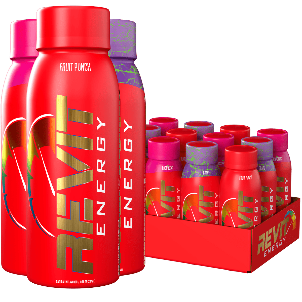 The Steel Supplements Supplement Revit Variety Pack REVIT - Case of 12 Bottles