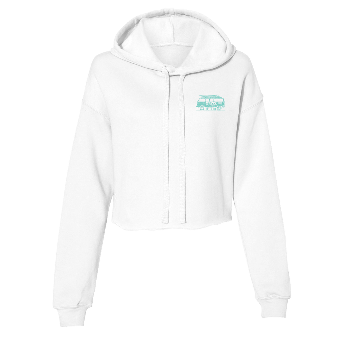 Steel Supplements Sets on the Beach STEEL Crop Hoodie
