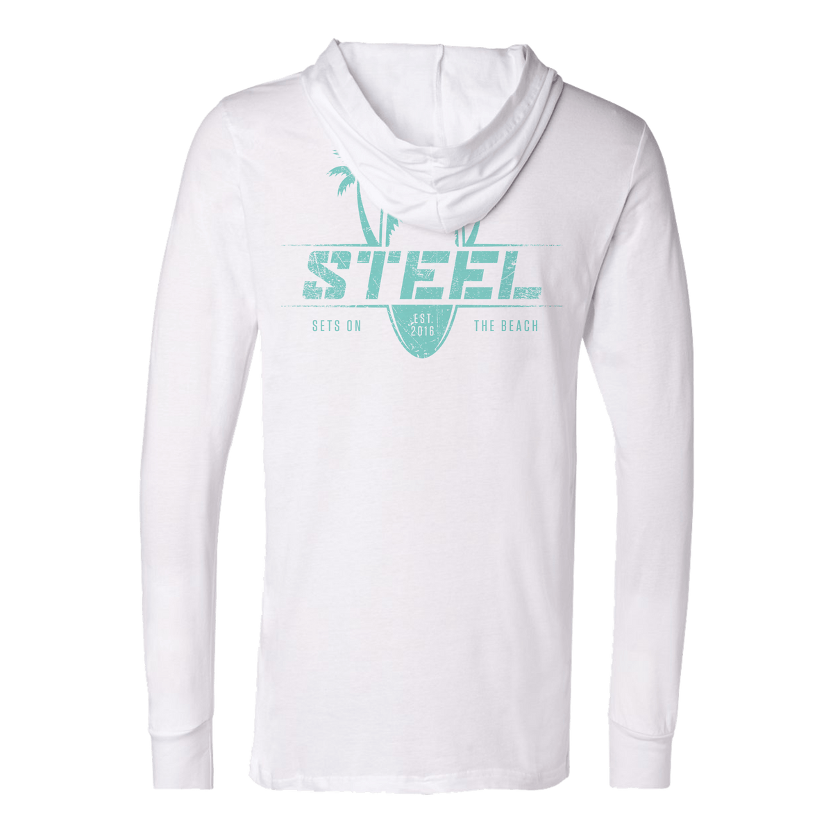 Steel Supplements Sets on the Beach STEEL Long Sleeve Hoodie