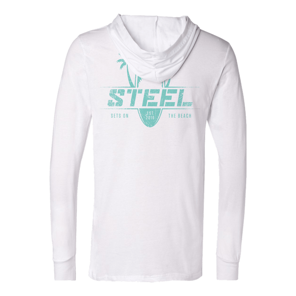 Steel Supplements Sets on the Beach STEEL Long Sleeve Hoodie