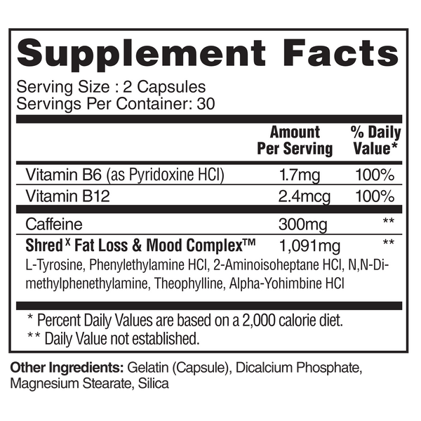 Steel Supplements Shredˣ
