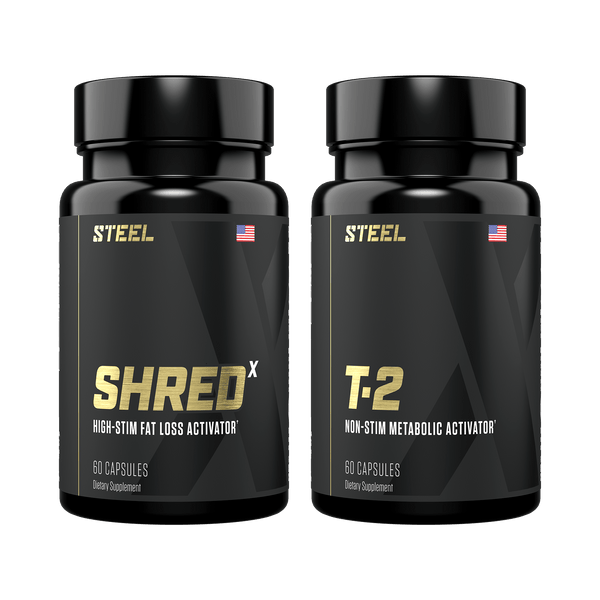 Steel Supplements Shredˣ & T2 Stack