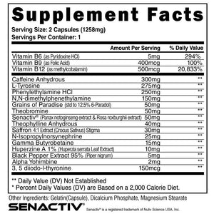 The Steel Supplements Sample 3 Servings SHREDDED-AF Sample Packets (3)