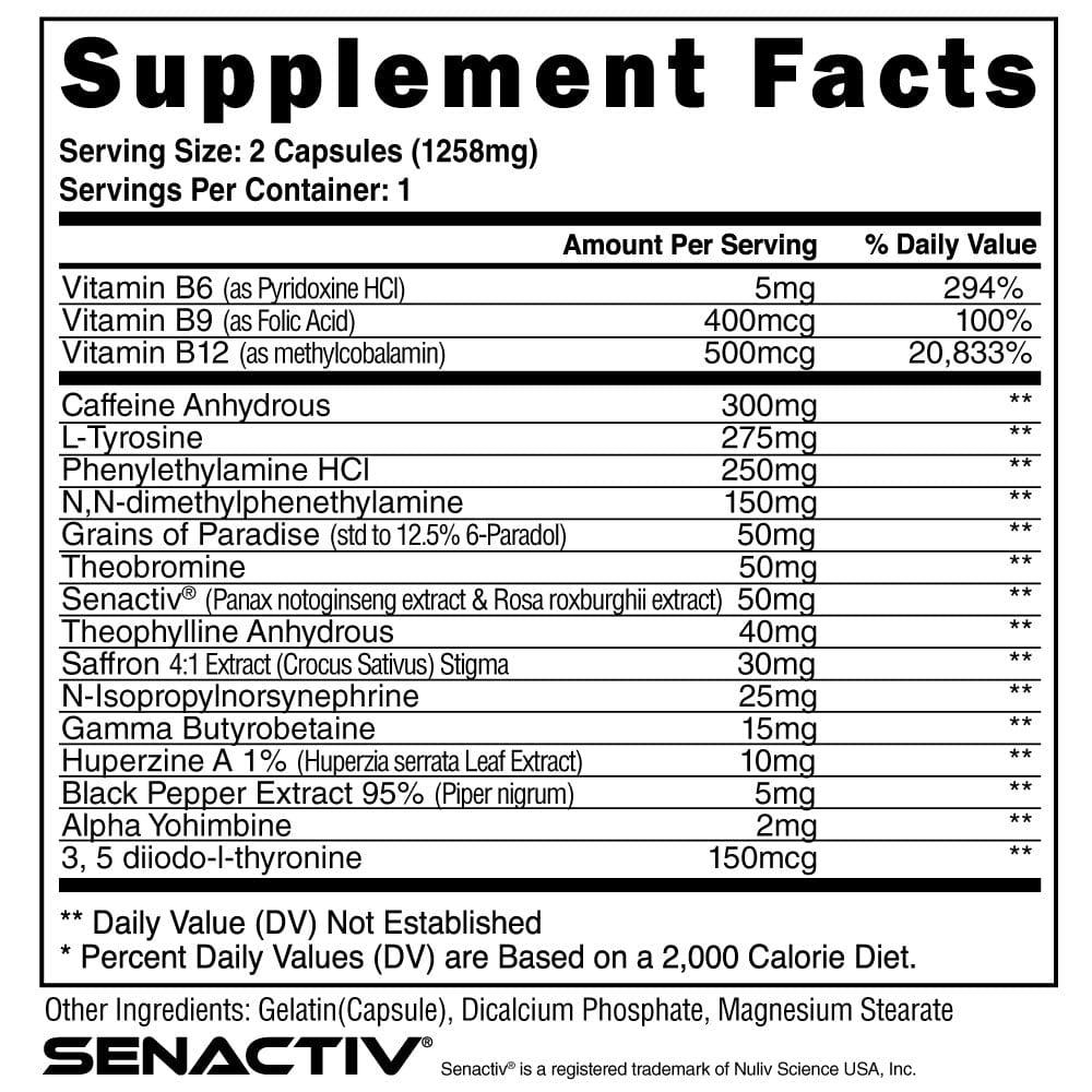 The Steel Supplements Sample SHREDDED-AF Sample Packets
